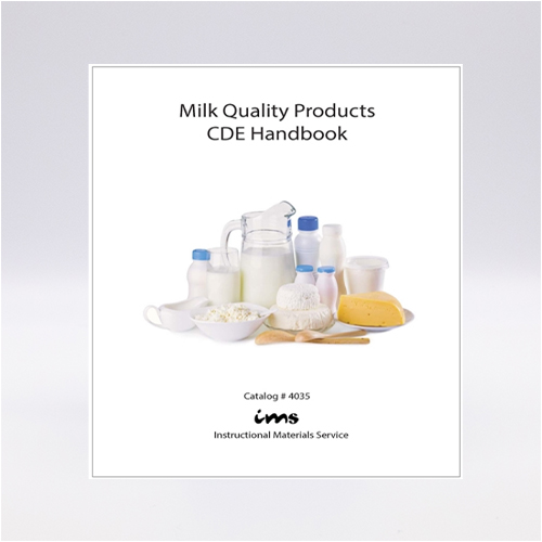 Milk Quality Products CDE Handbook Publications AgriLife Learn