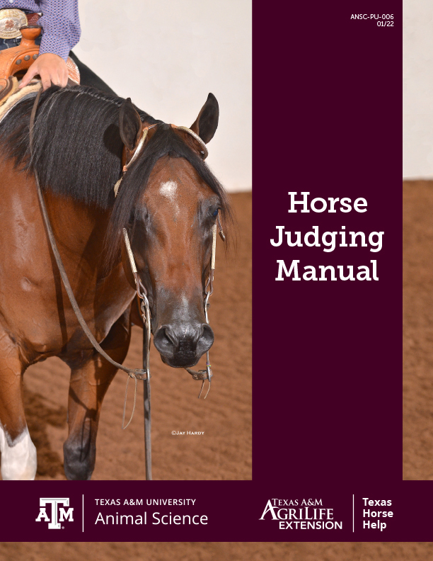Youth and Collegiate Horse Judging Manual Publications AgriLife Learn